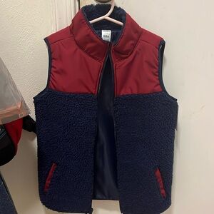 Carters size 8 red and navy blue vest